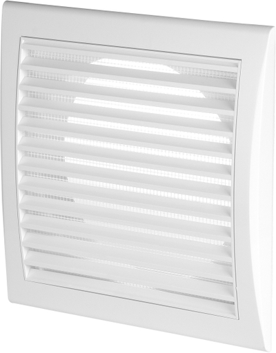 Grilë ventilimi Awenta Luna TL13, fi150, 160x160mm, e bardhë