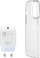 Set aksesorësh Cellularline Starter Kit për iPhone 14 Plus, karikues 20W USB‑C, mbrojtëse 6.7", transparente