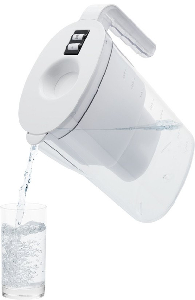 Karakafte uji BWT Vida Mei, 2.6L, tregues filtri, e bardhë