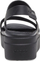 Sandale për gra Crocs Brooklyn Low Wedge W 206453, me platformë, të zeza