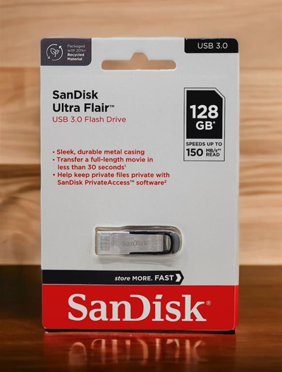 USB 128GB. SanDisk