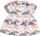 Fustan për kukull Micki Skrallan, 36-40cm, material jersey, shumëngjyrësh