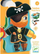 Lojë magnetike Djeco Inzebox Aventuro, puzzle piratë, 3+ vjeç, shumëngjyrëshe