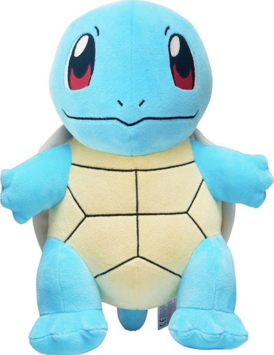 Lodër peluche Pokémon Squirtle BO37956, 30 cm, për fëmijë, shumëngjyrëshe