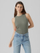 Maicë VERO MODA VMLAVENDER Slim Fit, e gjelbër