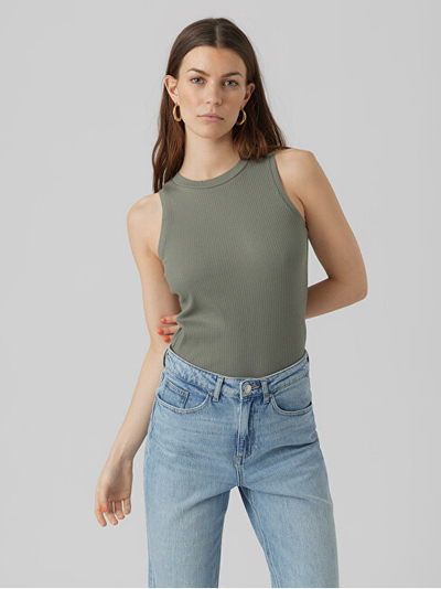 Maicë VERO MODA VMLAVENDER Slim Fit, e gjelbër