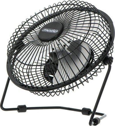 Тересен вентилатор Mesko MS 7322, УСБ, 15cm, црн