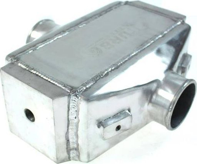 Interkulër uji TurboWorks Water Intercooler 255x115x115, hyrje 3", argjend