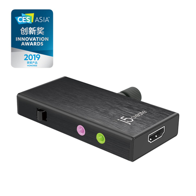 Përshtatës për kamerë J5create JVA02, HDMI në USB-C, 1080p, i hirtë