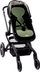 Jastëk ftohës për karrocë AeroMoov Moss, 3D ajrosës, pambuk organik, jeshile