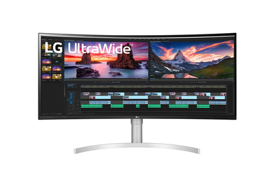 Монитор LG 38WN95CP-W, 38\", UW4K, IPS, 144Hz, бел