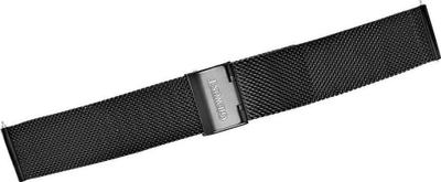 Byzylyk për smartwatch Giewont GW330 GWB3, 20mm, rrjetë metalike, i zi