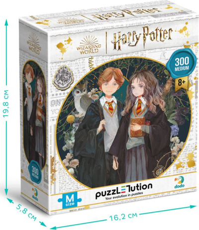 Puzzle Dodo Harry Potter Hermione and Ron, 300 pjesë, 39x28cm, shumëngjyrësh