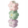 Vazo dekorative Home Styling Collection, qeramike, 23 cm, shumëngjyrëshe pastel