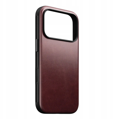 Mаска за телефон Nomad Modern Leather Case, за iPhone 17 Pro, кожа Horween, кафеава