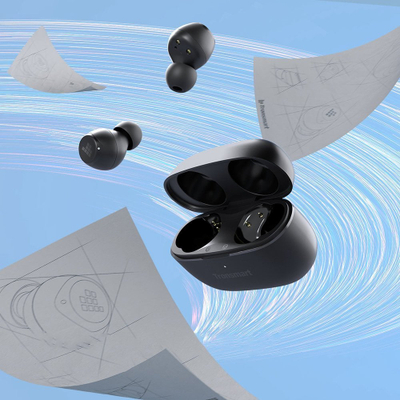 Kufje wireless Tronsmart Onyx Pure, True Wireless, HiFi Audio, të zeza