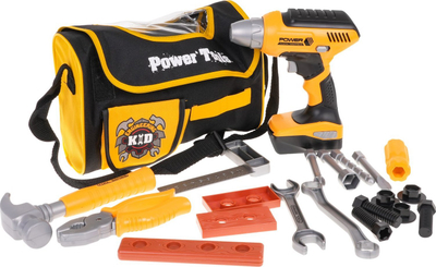 Set veglash lodër Ramiz Power Tools, kaçavidë elektrike, çantë prej cope, verdh e zezë