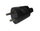 Prizë e drejtë e çmontueshme Opal WT-30, 2P+E 16A, 230V, e zezë