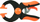 Kapëse marangozësh Carpentry Spring Ratchet, 100mm, plastike, portokalli
