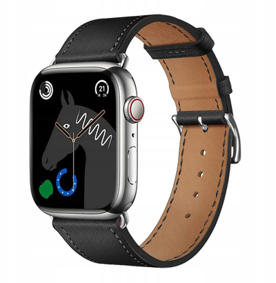 Rrip ore Forcell F DESIGN FA20, për Apple Watch 38 40 41mm, lëkurë eko, i zi