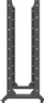 Raft i hapur për server 19" V2, 42U, 600x800, i zi