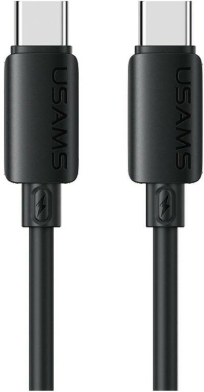 Kabllo USB Usams U98, USB C në Lightning, 30W 3A, silikon, e zezë