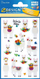 Stickera me shkëlqim Avery Zweckform Glitter Llama, set me 16 copë, shumëngjyrëshe, vetëngjitëse