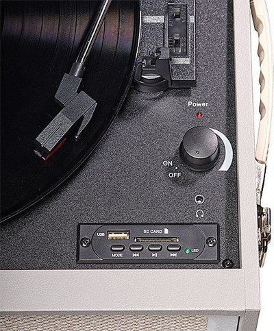 Pikap Inter Sales TURNTABLE BT VPR-250, Bluetooth, stil retro