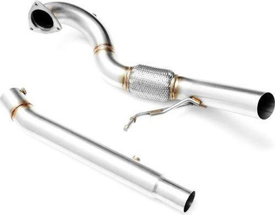 Downpipe inox për shkarkim Audi A3 Quattro Seat Cupra R 1.8T, diametër 76mm, çelik inoks