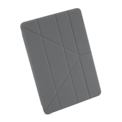 Mbrojtëse për tablet Pipetto Origami për iPad 10.2", e hirtë
