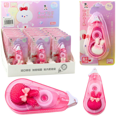 Shirit korrektues Mouse Bunny, 8mm, 6m, rozë dekorativ