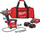 Set veglash me bateri Milwaukee ONEPP2Q-502X, çelës goditës 3/4", pompë yndyre M18 GG, i kuq