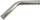 Tub alumini TurboWorks_D, 45°, 40mm, 30cm