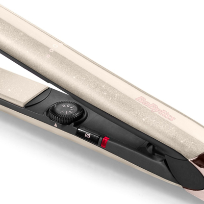 Presë flokësh BaByliss ST914PE, qeramike titanium, 235°C, ngjyrë rozë e artë