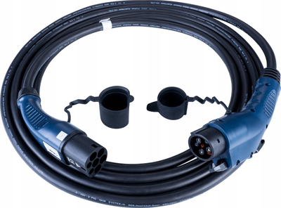 Kabllo karikimi për vetura elektrike Akyga AK-EC-08, Type 1 në Type 2, 7.2kW 32A, 6m