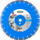 Disqe diamant Di-Star Meteor 1A1RSS/C3-W, 400mm, profesional, blu