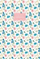 Fletore dekorative Fresh Flowers, 64 faqe me vija, 143x210 mm, rozë