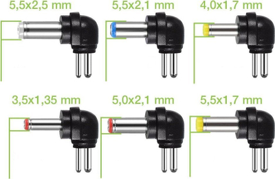 Adapter universal rryme Techly IPW-NTS2250G2, 3-12V 2.25A 27W, portë USB 5V 1A, i zi
