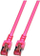Kabllo interneti EFB Elektronik RJ45, Cat.6 S/FTP, 3 m, magenta