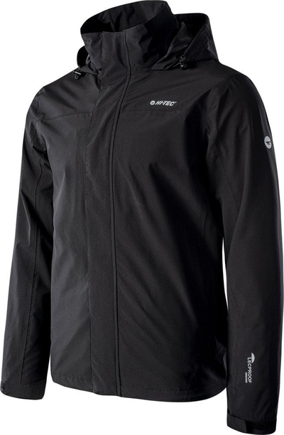 Xhaketë burra Hi-Tec Oscar, softshell, me kapuç, e zezë