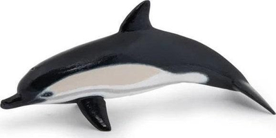Figurinë lodër PAPO Marine Life Common Dolphin, PVC, e lyer me dorë, shumëngjyrëshe