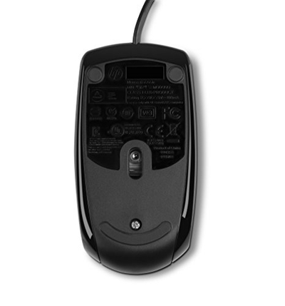 Maus HP X500, me kabllo, optik, i zi
