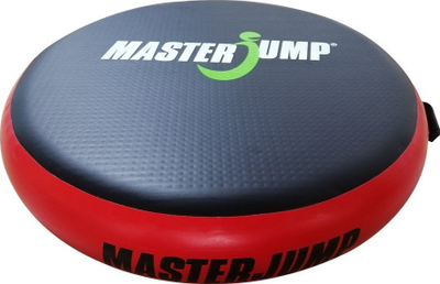 Dyshek gjimnastikor i frytshëm Master Airspot Masterjump, diametër 100 cm, lartësi 20 cm, i kuq