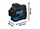 Nivelues lazer Bosch Professional GLL 12V-100-33 CG, vija 360°, IP65, i gjelbër