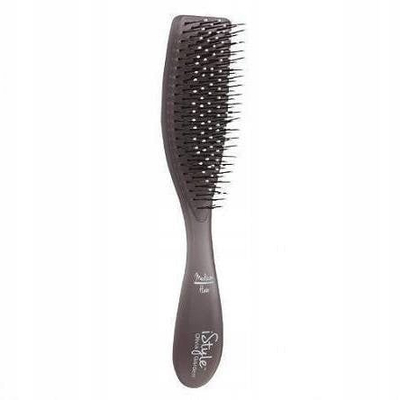 Furçë flokësh Olivia Garden iStyle Medium Hair, për flokë mesatar, ergonomike, e zezë