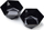 Set tasa AFFEKDESIGN RALPH BLACK, 2 copë, porcelan, të zinj
