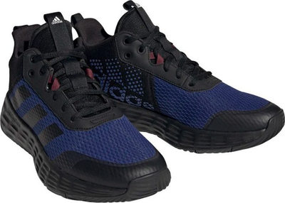 Atlete basketbolli Adidas OwnTheGame 2.0 Lightmotion HP7891, me qafë t’mesme, për meshkuj, të zeza me blu