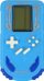 Loja elektronike Gra Konsola Brick Game, 23 lojëra, 7x3x13cm, blu