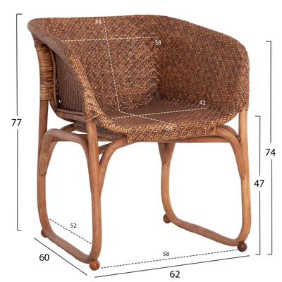 Kolltuk Tucket 63x60x77Hcm (HM9958.02)