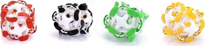 Сензорна топка за деца Pro Kids Ball Sphere Unfolding, од 8 cm до 17 cm, мешани бои